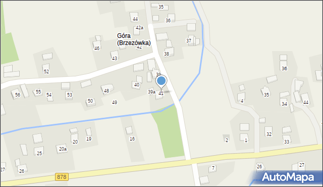 Brzezówka, Brzezówka, 41, mapa Brzezówka