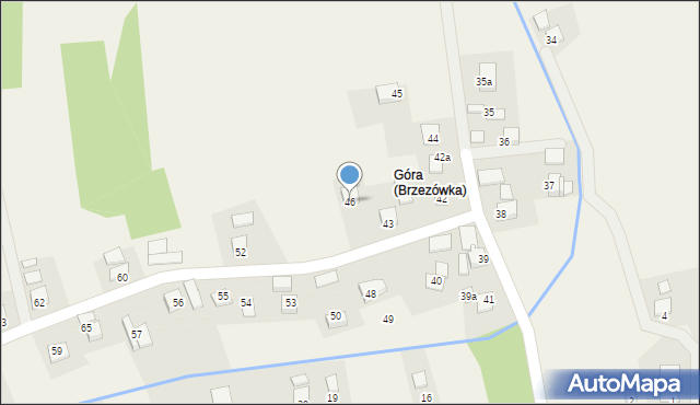 Brzezówka, Brzezówka, 46, mapa Brzezówka