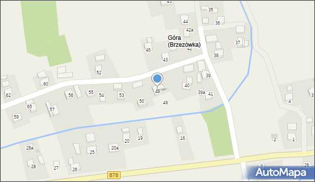 Brzezówka, Brzezówka, 48, mapa Brzezówka