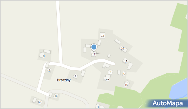 Brzezówka, Brzezówka, 11, mapa Brzezówka