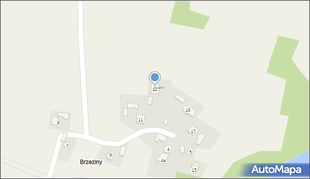 Brzezówka, Brzezówka, 12, mapa Brzezówka