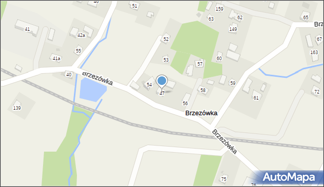 Brzezówka, Brzezówka, 47, mapa Brzezówka