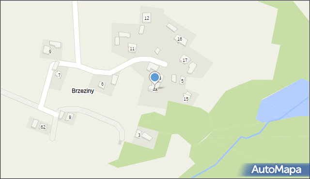 Brzezówka, Brzezówka, 4a, mapa Brzezówka