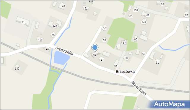 Brzezówka, Brzezówka, 54, mapa Brzezówka