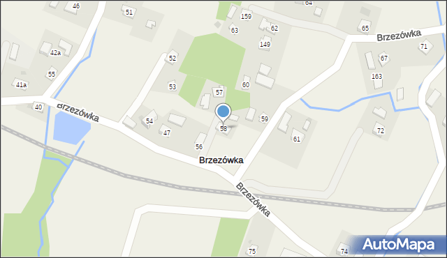 Brzezówka, Brzezówka, 58, mapa Brzezówka