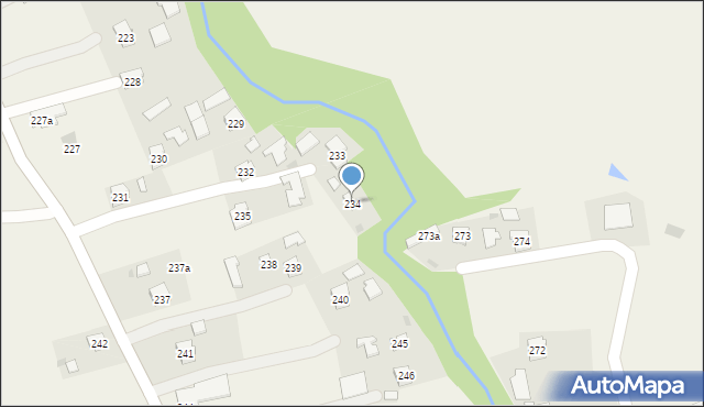 Brzezówka, Brzezówka, 234, mapa Brzezówka