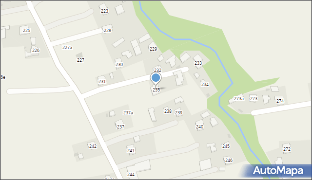 Brzezówka, Brzezówka, 235, mapa Brzezówka