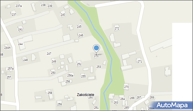 Brzezówka, Brzezówka, 252, mapa Brzezówka