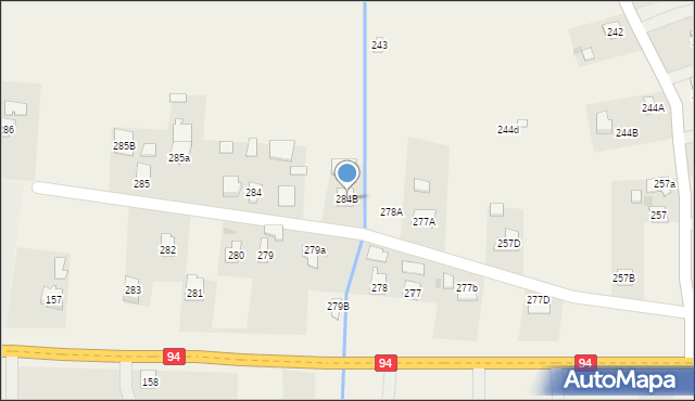 Brzezówka, Brzezówka, 284B, mapa Brzezówka