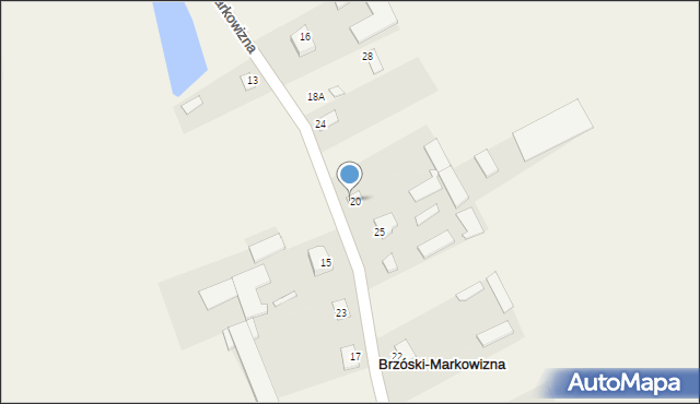 Brzóski Stare, Brzóski Stare, 26, mapa Brzóski Stare