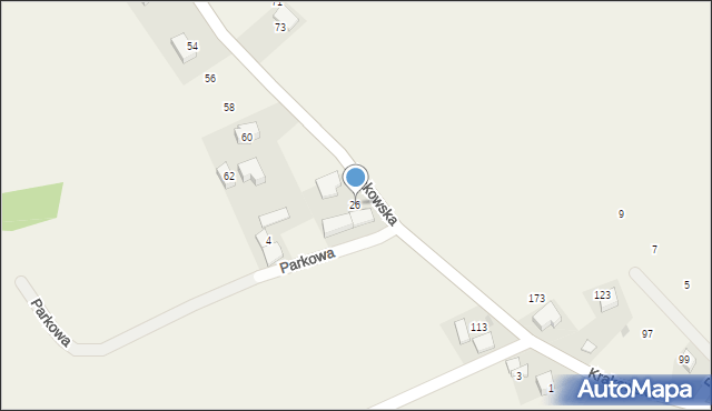 Brzoskwinia, Brzoskwinia, 26, mapa Brzoskwinia