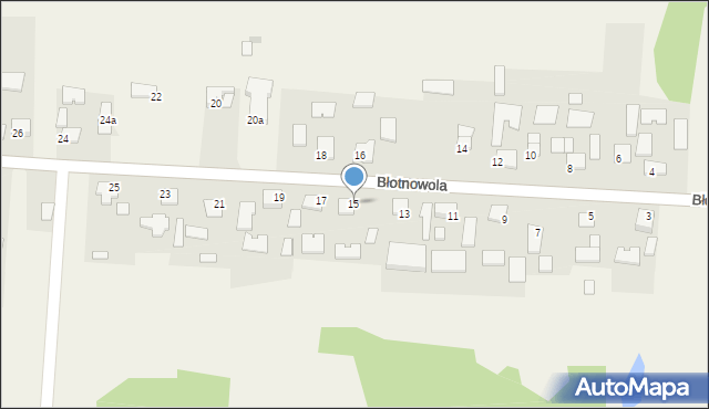 Brzostków, Brzostków, 15, mapa Brzostków