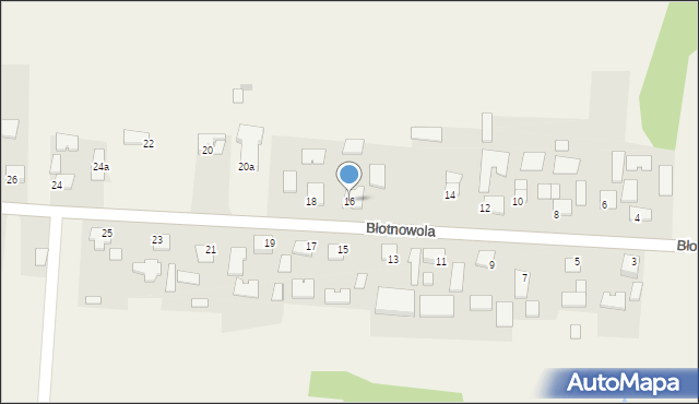 Brzostków, Brzostków, 16, mapa Brzostków