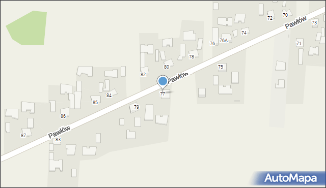 Brzostków, Brzostków, 77, mapa Brzostków