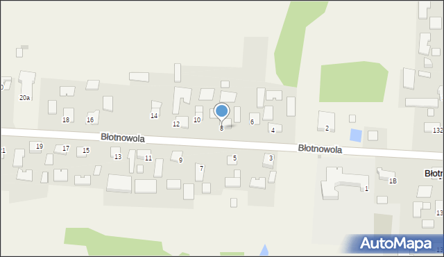 Brzostków, Brzostków, 8, mapa Brzostków