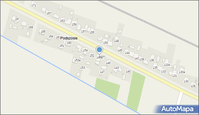 Brzóstowa, Brzóstowa, 146a, mapa Brzóstowa