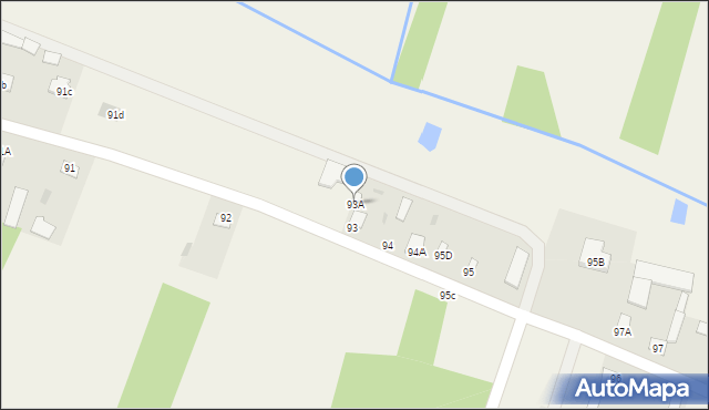Brzostówiec, Brzostówiec, 93A, mapa Brzostówiec