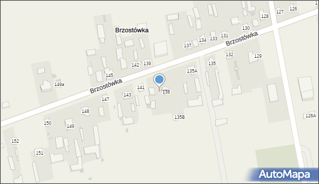 Brzostówka, Brzostówka, 139A, mapa Brzostówka