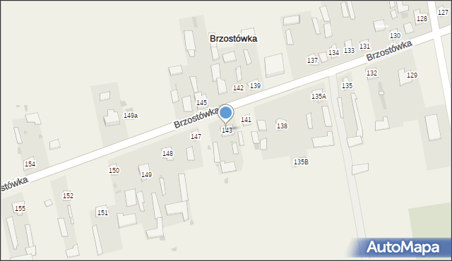 Brzostówka, Brzostówka, 143, mapa Brzostówka