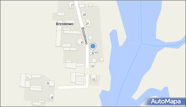 Brzostowo, Brzostowo, 31, mapa Brzostowo