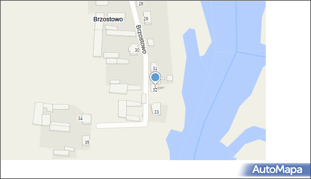 Brzostowo, Brzostowo, 32, mapa Brzostowo