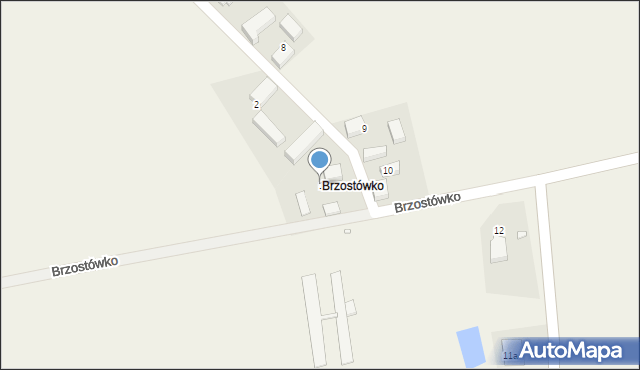 Brzostowo, Brzostówko, 1, mapa Brzostowo