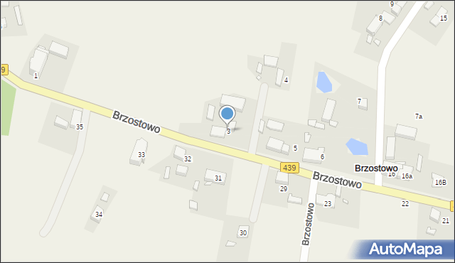 Brzostowo, Brzostowo, 3, mapa Brzostowo