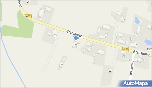 Brzostowo, Brzostowo, 33, mapa Brzostowo