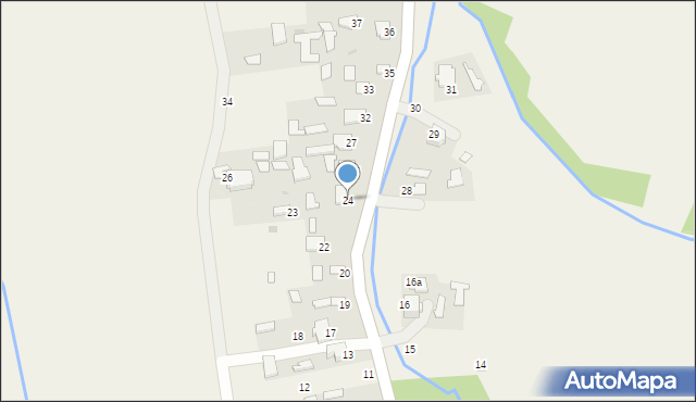 Brzóza Królewska, Brzóza Królewska, 24, mapa Brzóza Królewska