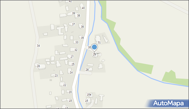 Brzóza Królewska, Brzóza Królewska, 29, mapa Brzóza Królewska