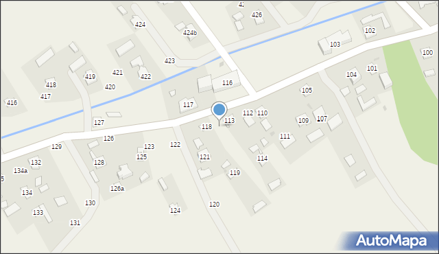 Brzóza Stadnicka, Brzóza Stadnicka, 115, mapa Brzóza Stadnicka