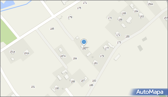 Brzóza Stadnicka, Brzóza Stadnicka, 182, mapa Brzóza Stadnicka