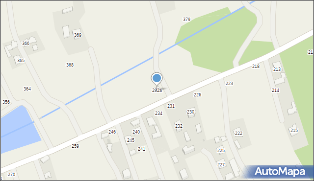 Brzóza Stadnicka, Brzóza Stadnicka, 292a, mapa Brzóza Stadnicka