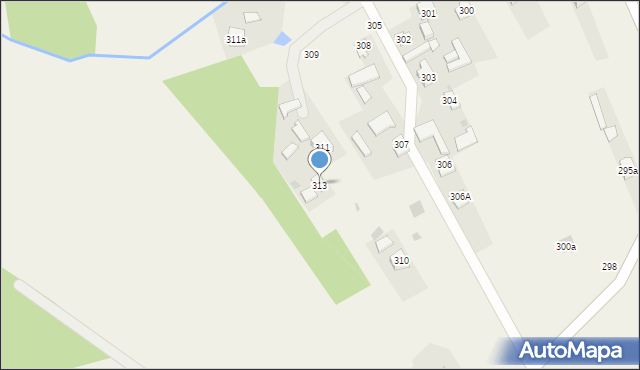 Brzóza Stadnicka, Brzóza Stadnicka, 313, mapa Brzóza Stadnicka