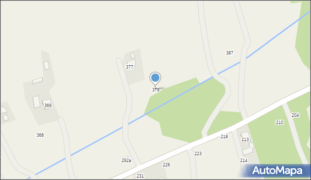 Brzóza Stadnicka, Brzóza Stadnicka, 379, mapa Brzóza Stadnicka