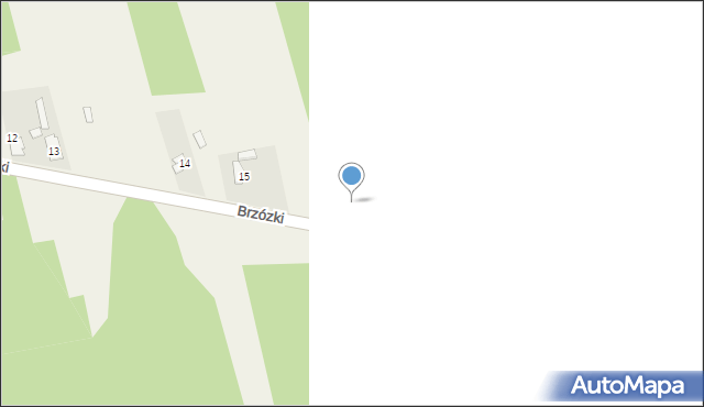 Brzózki, Brzózki, 16, mapa Brzózki