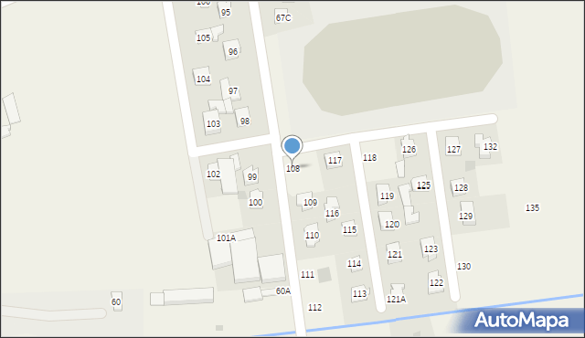 Brzozów Stary, Brzozów Stary, 108, mapa Brzozów Stary