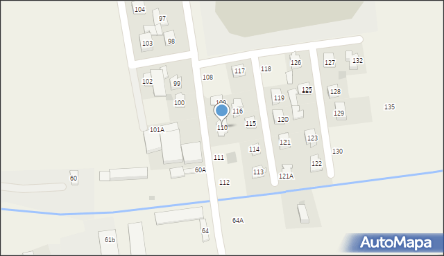 Brzozów Stary, Brzozów Stary, 110, mapa Brzozów Stary