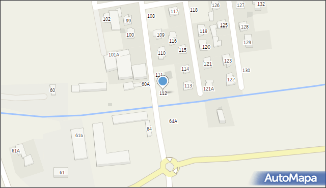 Brzozów Stary, Brzozów Stary, 112, mapa Brzozów Stary