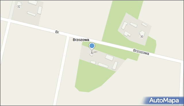 Brzozowa, Brzozowa, 31, mapa Brzozowa