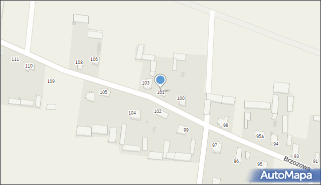 Brzozowa, Brzozowa, 101, mapa Brzozowa