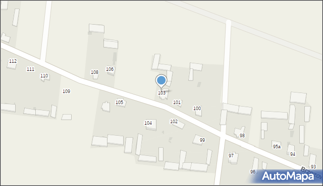 Brzozowa, Brzozowa, 103, mapa Brzozowa