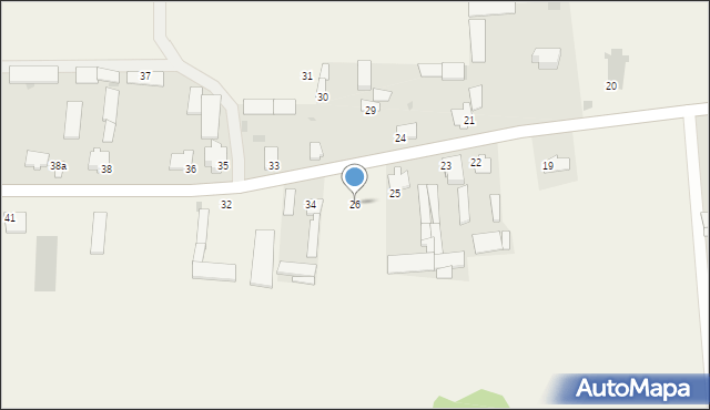 Brzozowa, Brzozowa, 26, mapa Brzozowa