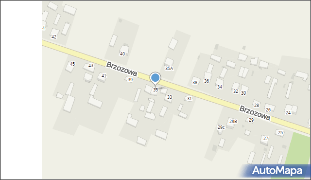 Brzozowa, Brzozowa, 35, mapa Brzozowa