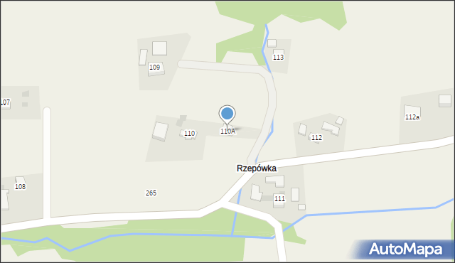 Brzozowa, Brzozowa, 110A, mapa Brzozowa