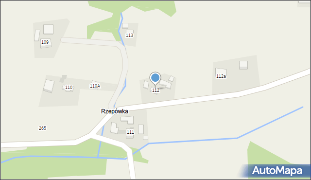 Brzozowa, Brzozowa, 112, mapa Brzozowa