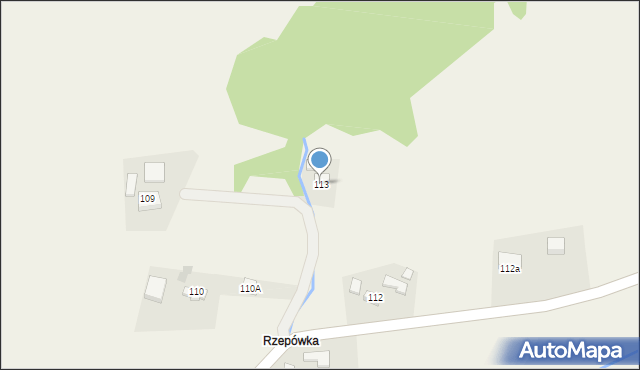 Brzozowa, Brzozowa, 113, mapa Brzozowa