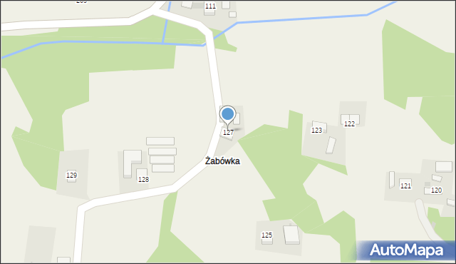 Brzozowa, Brzozowa, 127, mapa Brzozowa