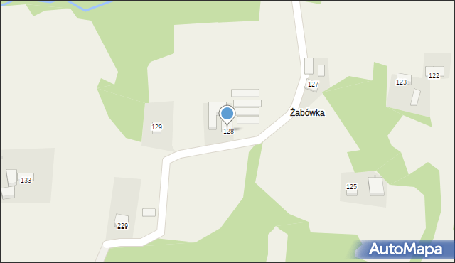 Brzozowa, Brzozowa, 128, mapa Brzozowa