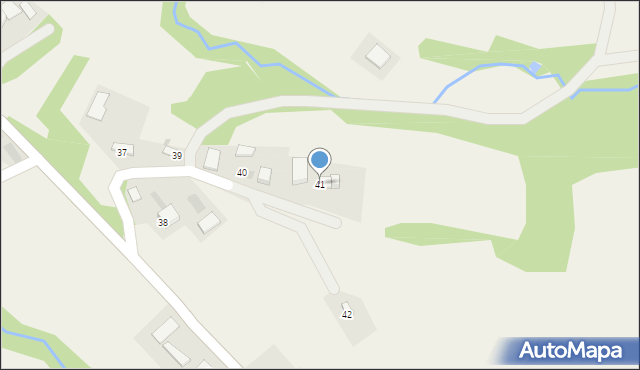 Brzozowa, Brzozowa, 41, mapa Brzozowa